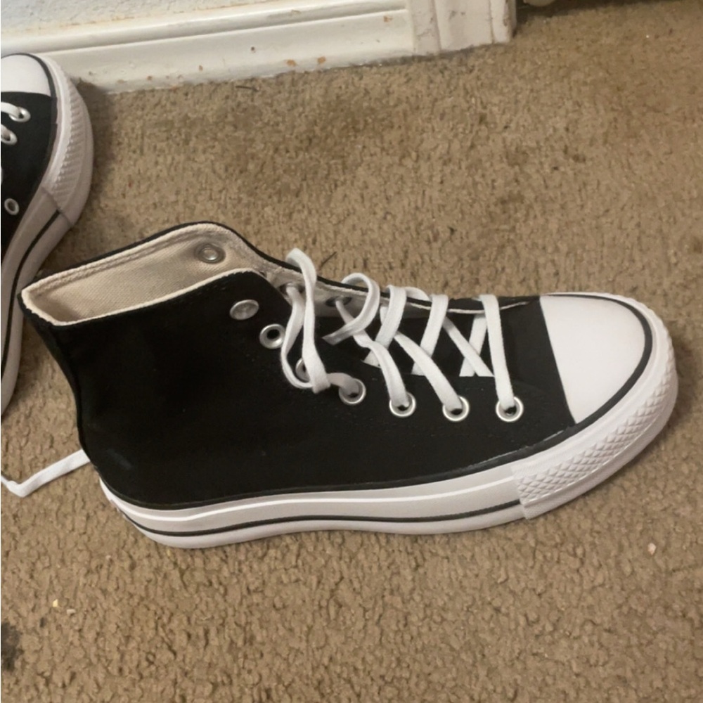 Converse Black and White High-Tops